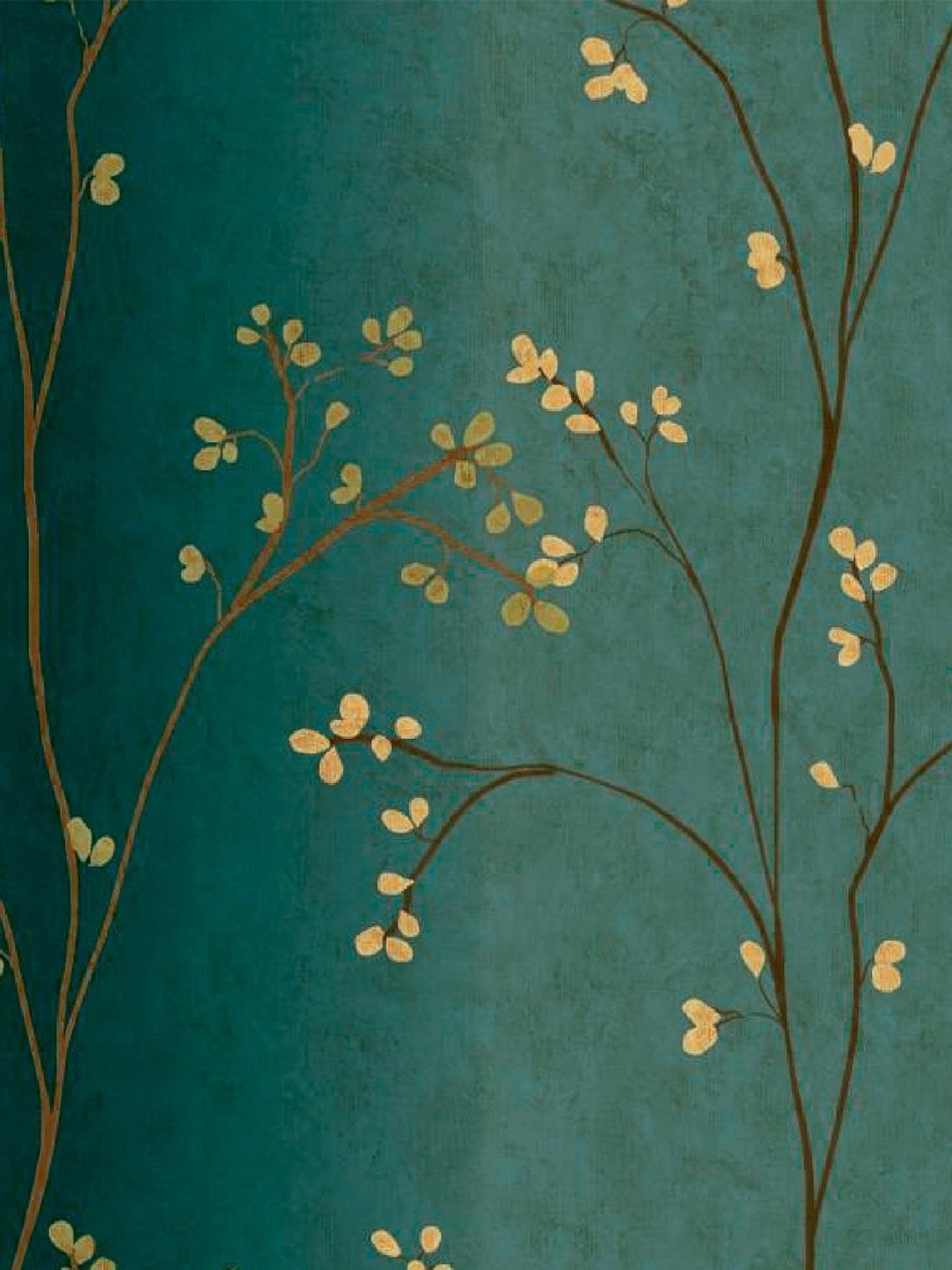 SPACES DRAPE STORY Elegent Dark Green Polyester 8 FT Door Curtain - Set of 2