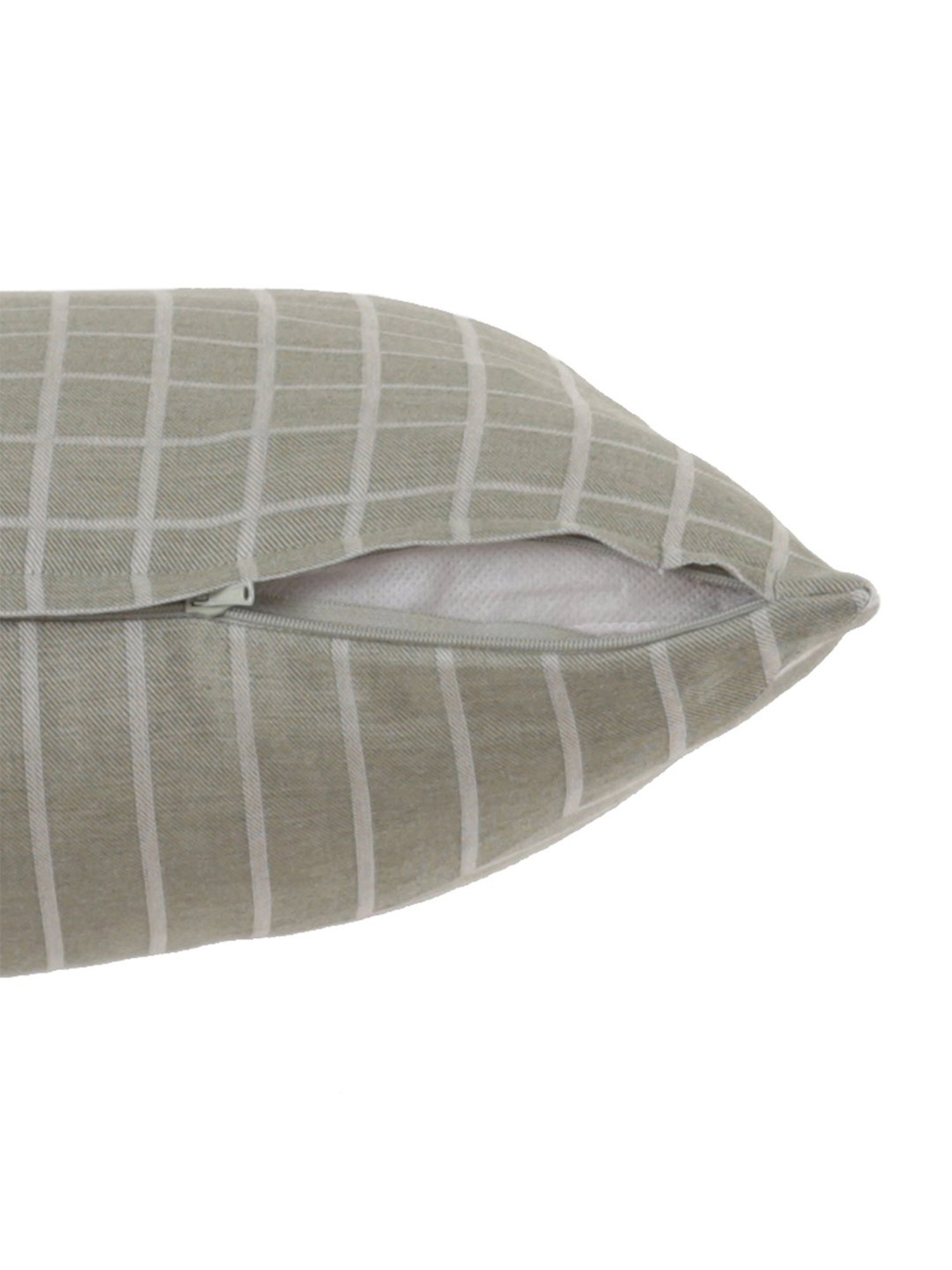 Maspar Cotsmere Adore Checked Green 300 TC Cotton Cushion Cover