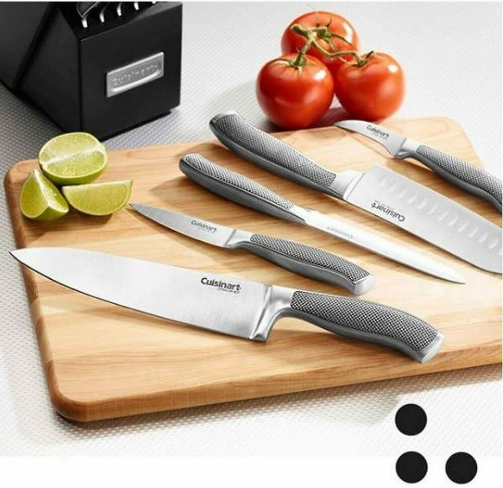 Graphix Collection 15-Piece Stainless Steel Cutlery Knife Block Set