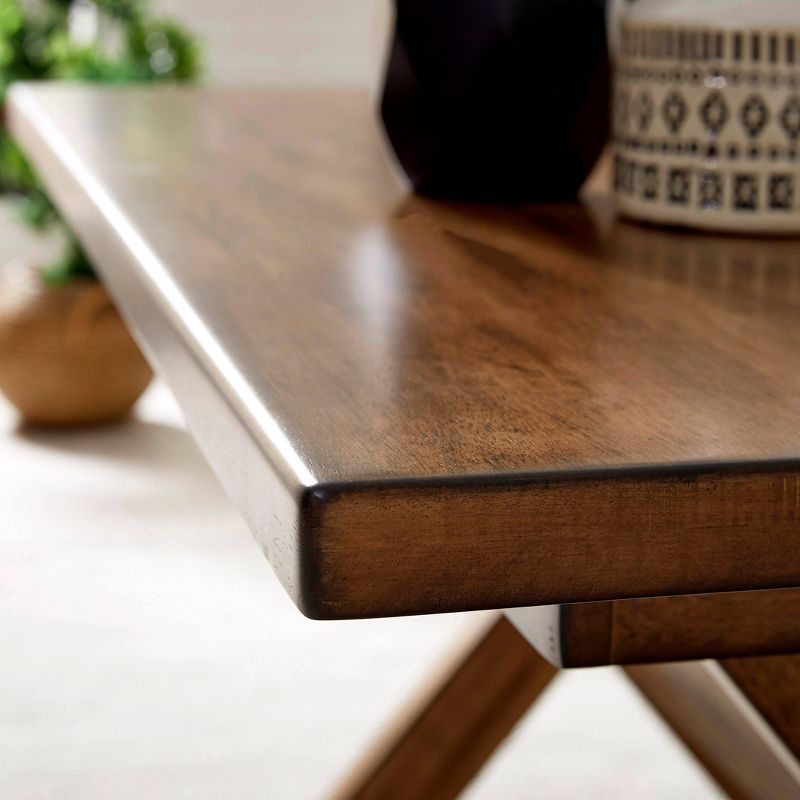 Sedona Rectangular Trestle Dining Table Toffee - Home Styles