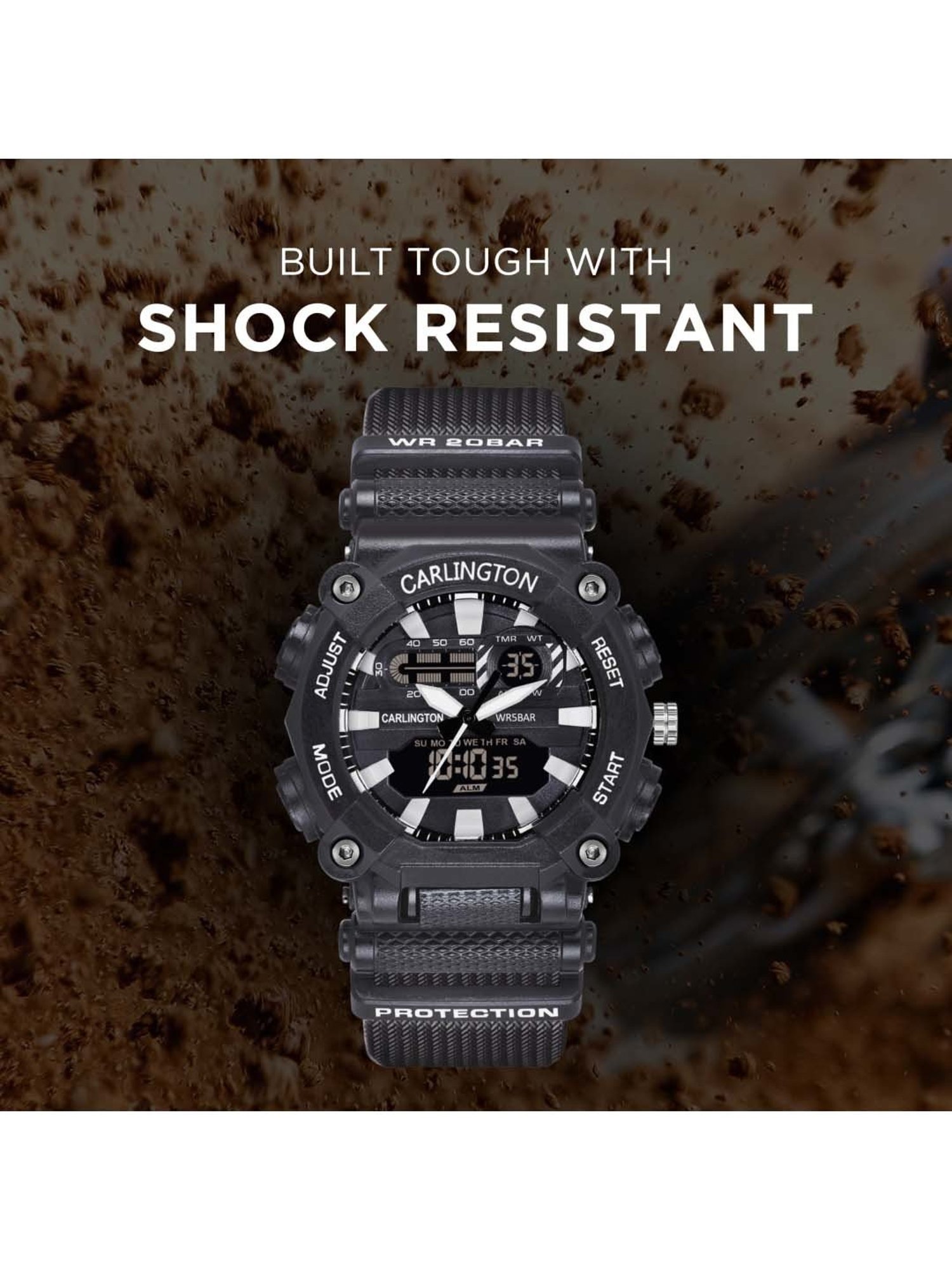 CARLINGTON Endurance 3311 Analog-Digital Watch for Men