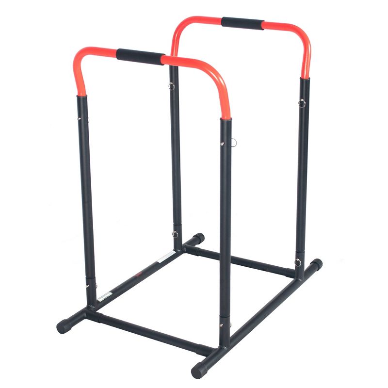 Sunny Health & Fitness High Weight Capacity Adjustable Dip Stand Station
