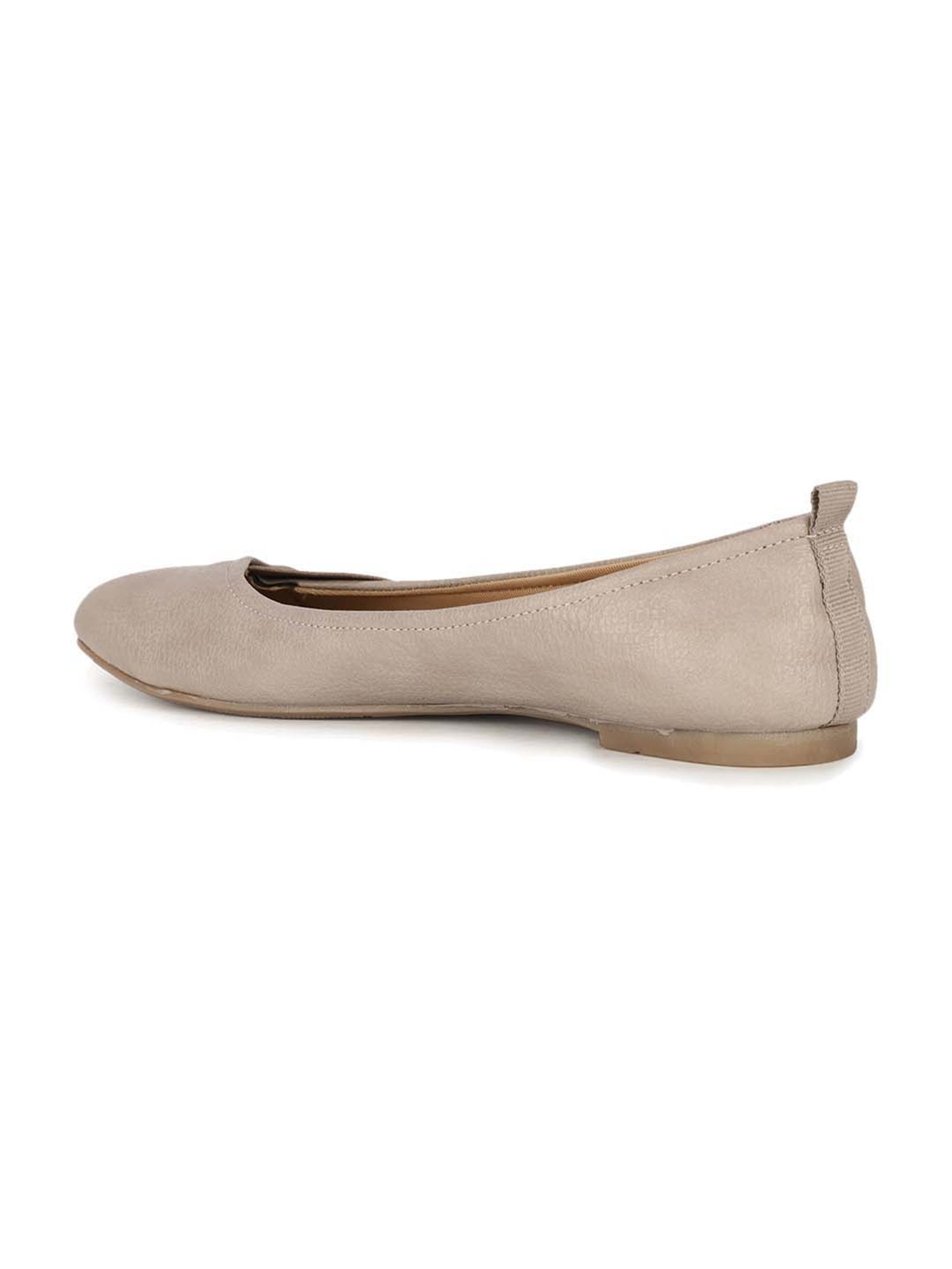 Bata Women's Beige Flat Ballets