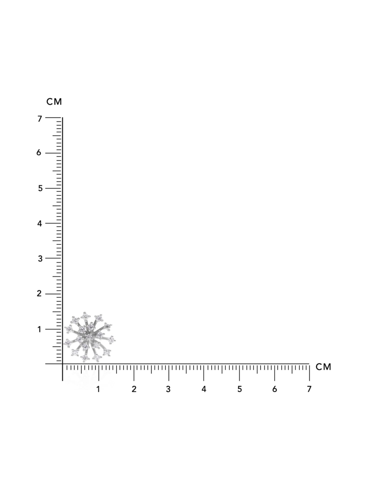 March by FableStreet 92.5 Sterling Silver Starlight Stud Earrings for Women