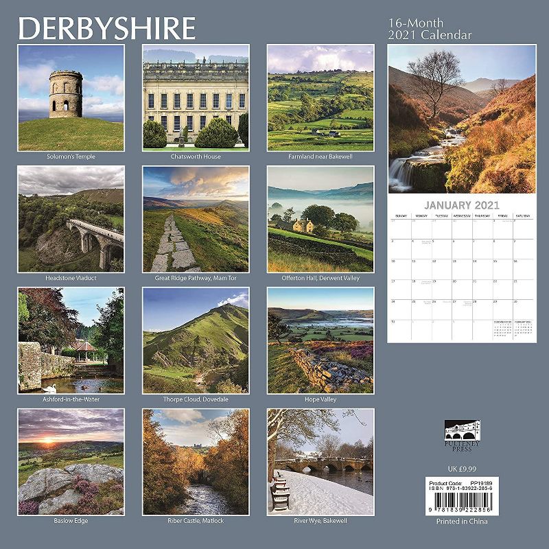 2021 The Everygirl Wall Calendar 15" x 12" Liam - Blue Sky