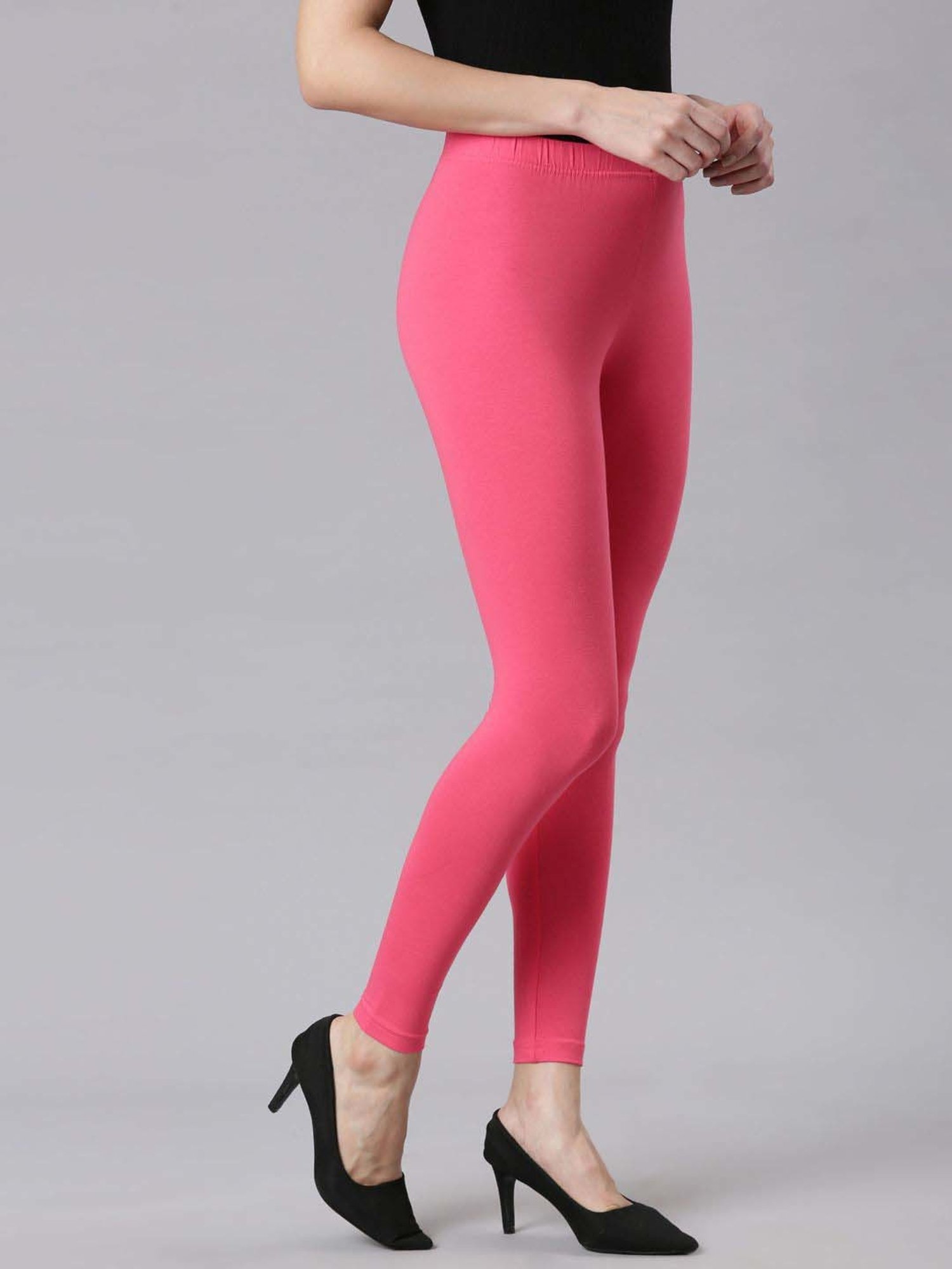 Dixcy Slimz Pink Mid Rise Leggings