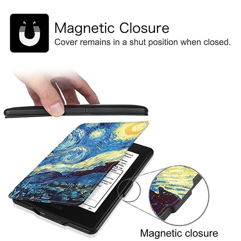 Slimshell Case for Kindle Paperwhite Fits All Paperwhite Generations Prior to 2018 Not Fit AllNew Paperwhite 10th Gen Starry Night