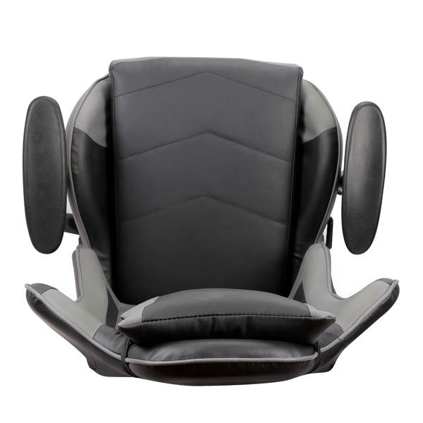 Gaming Chairs, Office Swivel Chairs, with Headrest and Lumbar Pillow, Grey