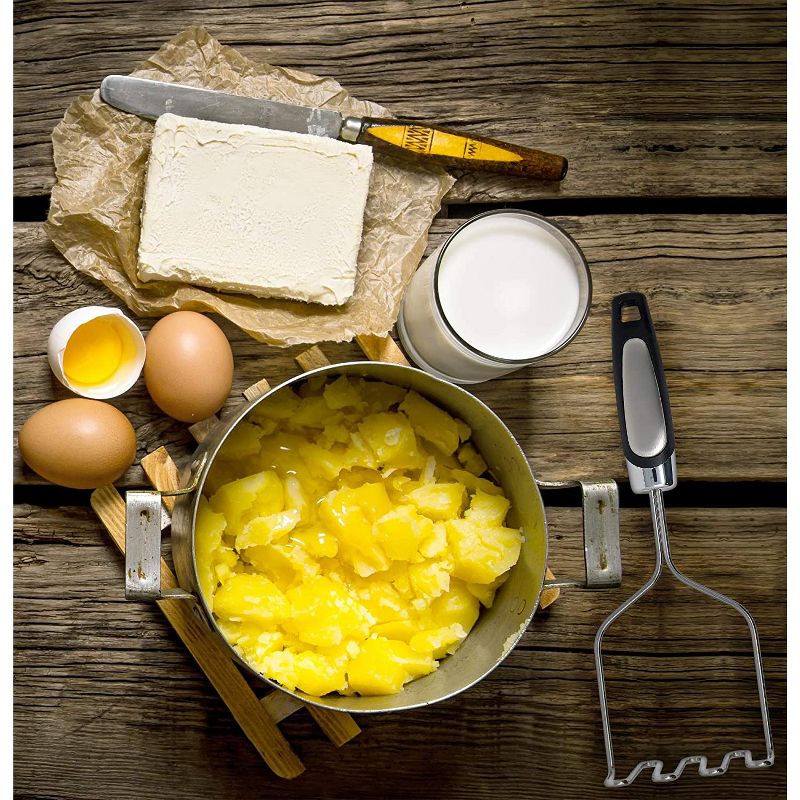 Zulay Kitchen Stainless Steel Potato Masher