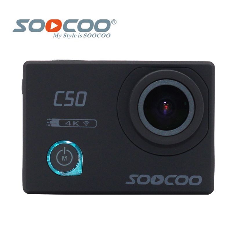 SOOCOO C50 Sports Action Camera Wifi 4K Gyro Adjustable Viewing Angles NTK96660 30M Waterproof Sport DV