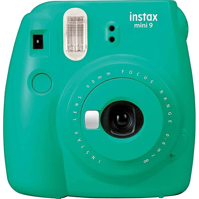 Instax Mini 9 Instant Camera (Cobalt Blue) with Film Twin Pack Bundle (2 Items)