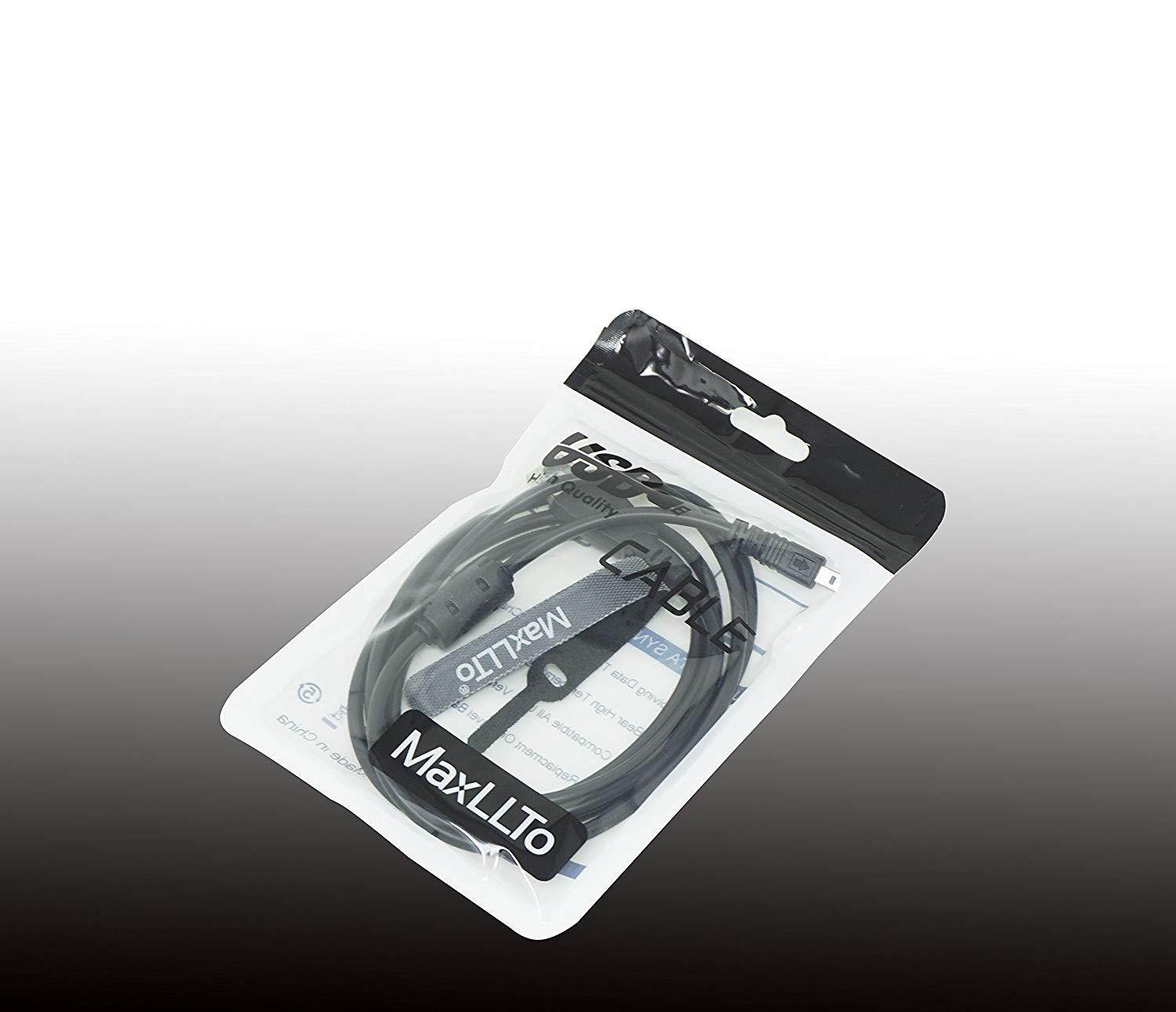 MaxLLTo Olympus Tough FE-5040 USB Cable, Extra Long 5ft 2in1 USB Data SYNC-Charge Charging Cable Cord for Olympus Stylus Tough FE-5040 Camera