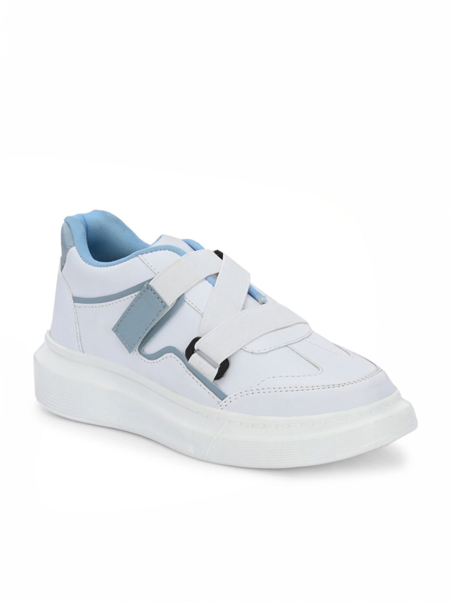Giorgio Women's White & Blue Sneakers
