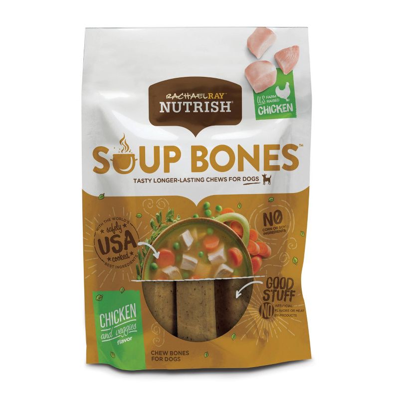 Rachael Ray Nutrish Soup Bones Dog Treats - Chicken & Veggie - 23.1oz