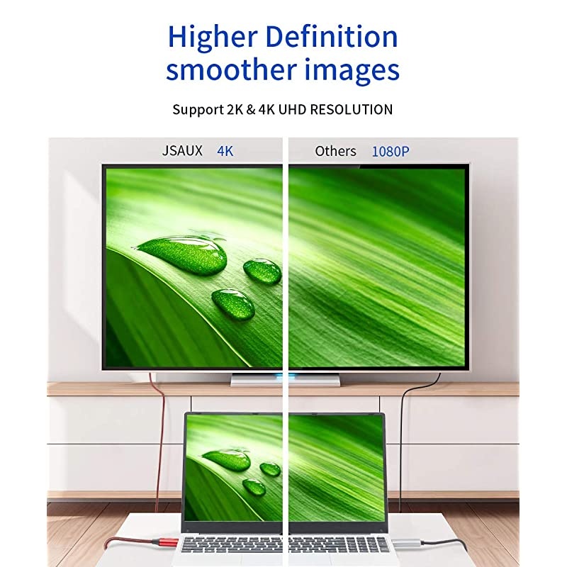 DisplayPort Cable 10FT 4K60Hz  Nylon Braided DP to DP Cord Ultra High Speed for HDTV Graphics Card Projector DP to DP Wire 2K144Hz for Laptop PC TV etc Gaming Monitor Cable Red