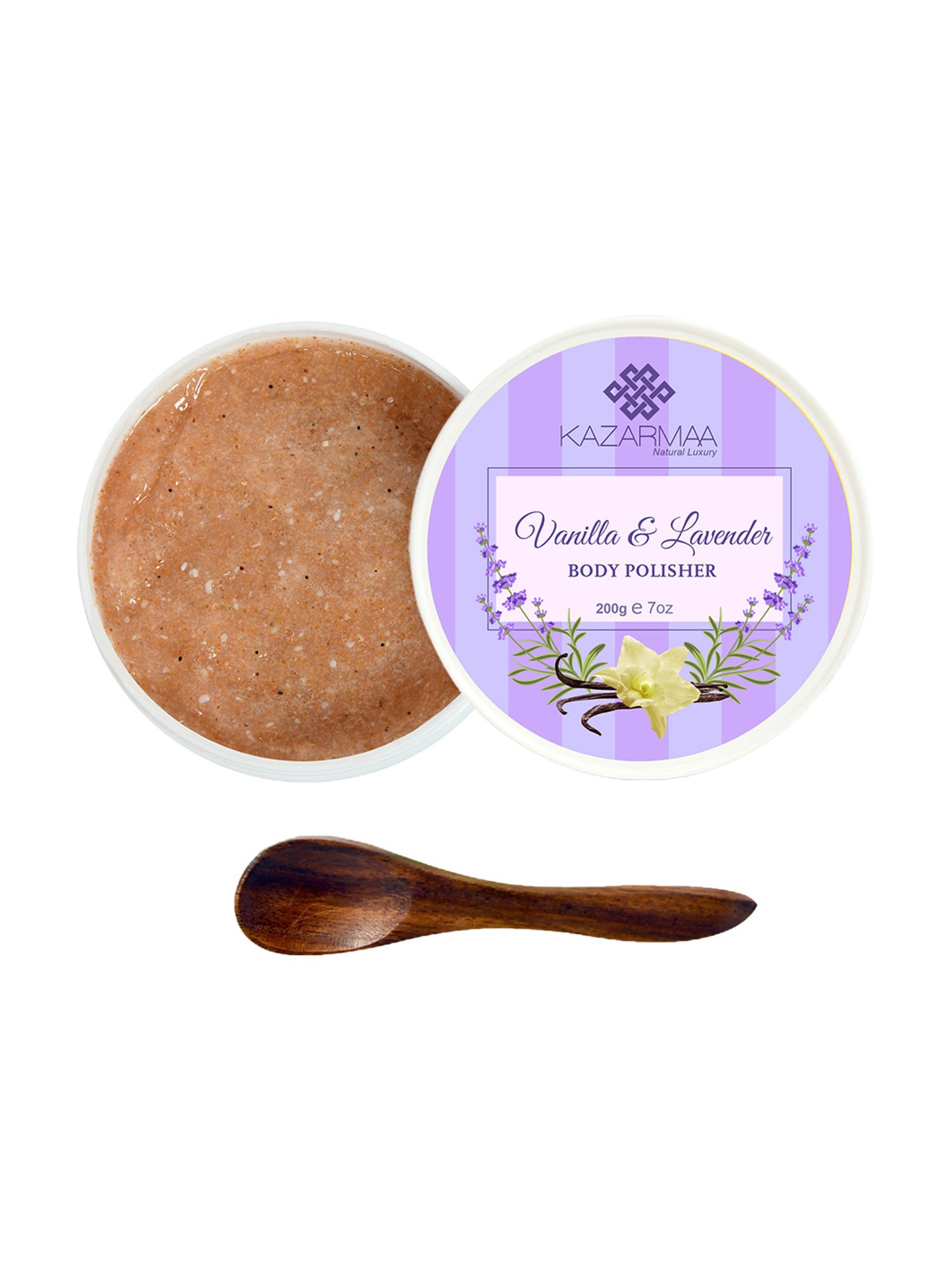 Kazarmaa Vanilla & Lavender Body Polisher - 200 gm