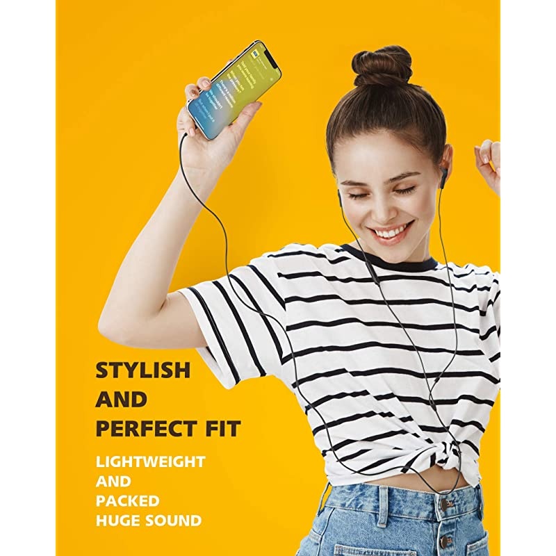 Lightning Headphones Earphones Earbuds Compatible iPhone 12 11 Pro Max iPhone X XS Max XR iPhone 8 Plus iPhone 7 Plus MFi Certified with Microphone Controller SweetFlow Black