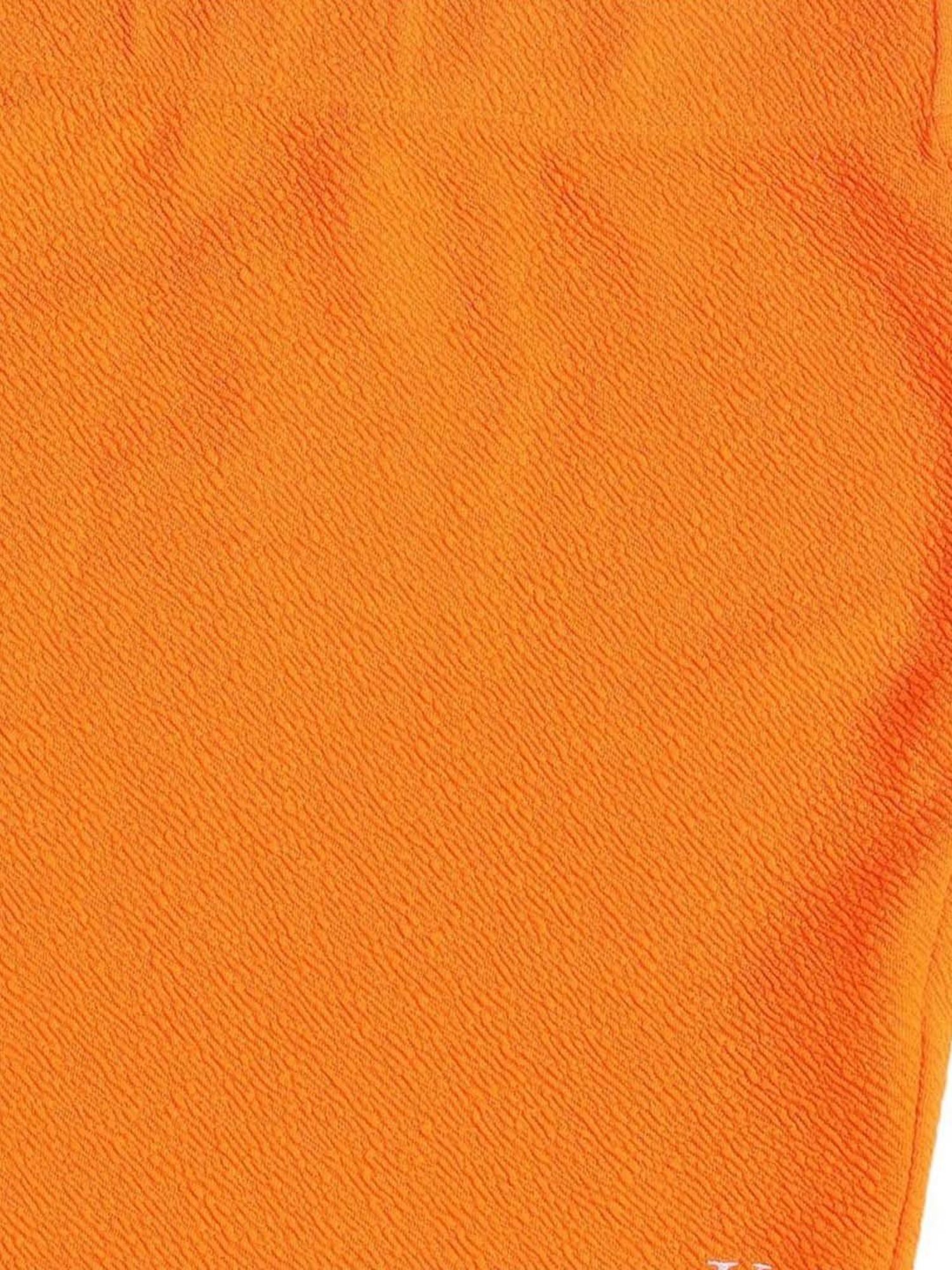 CALVIN KLEIN Vibrant Orange Embroidered Bodycon Skirt