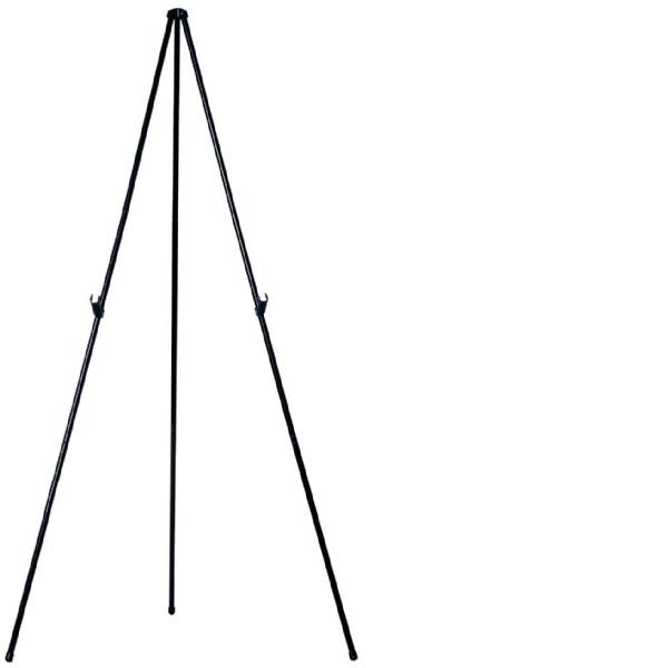MasterVision Instant Easel 61 1/2" Black Steel Heavy-Duty FLX10201MV