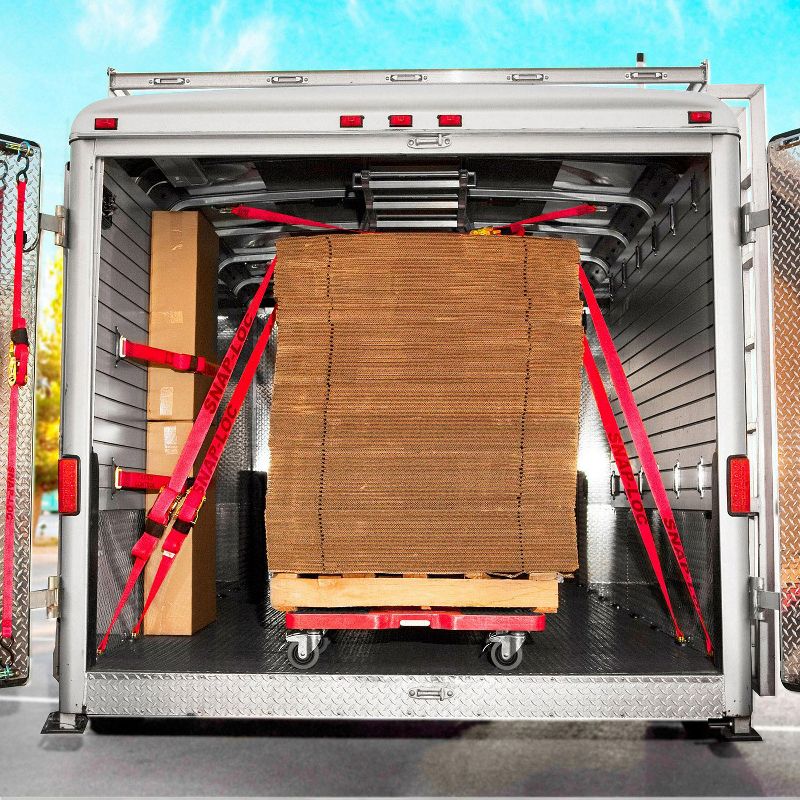 Snap Loc Stainless E Track Compact Single Strap Steel Anchor for Dolly System and Cargo, 10 Pack