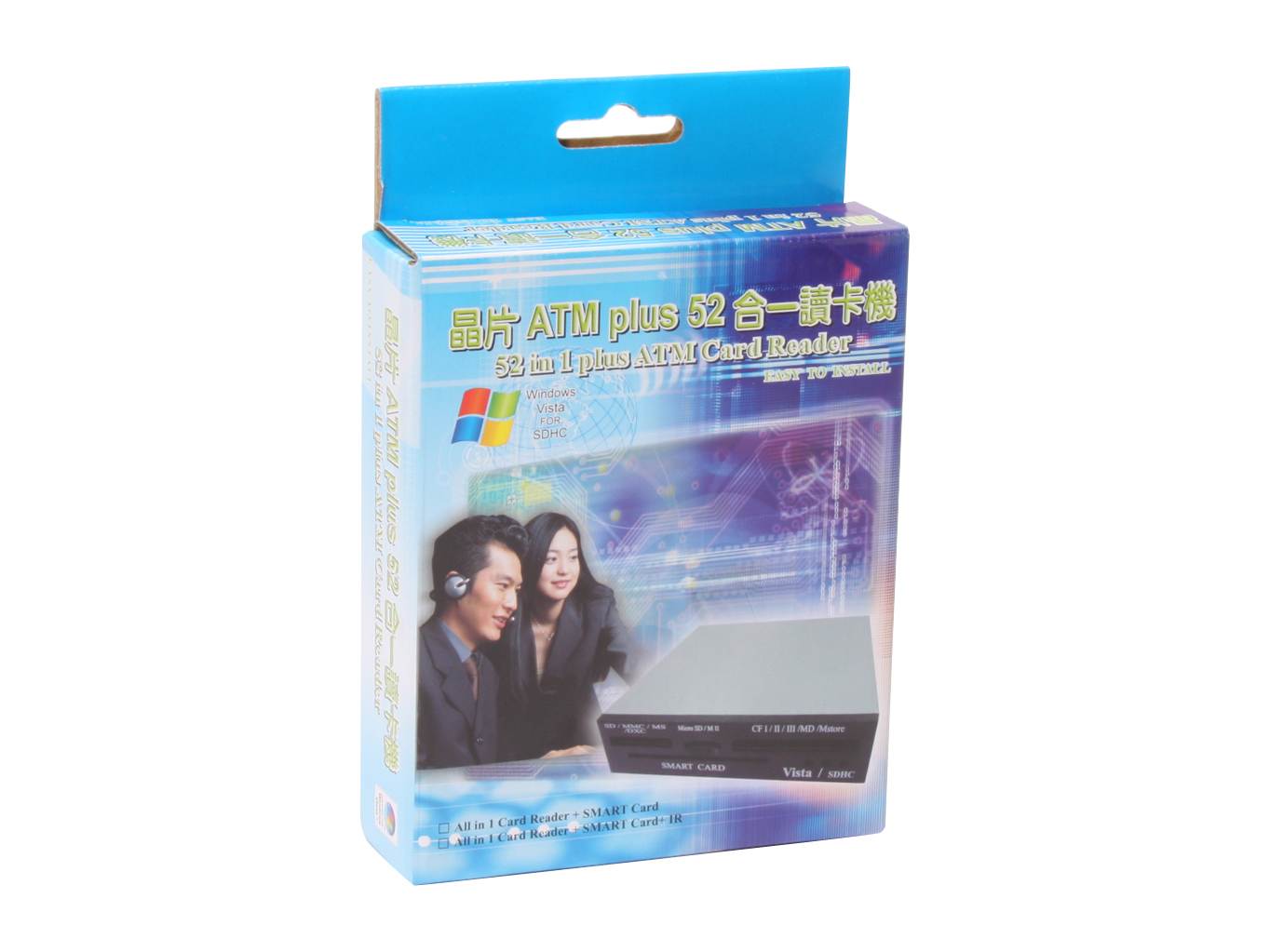 AMC AICR-04 All-in-one USB 2.0 Smart Card Reader/writer with SIM slots