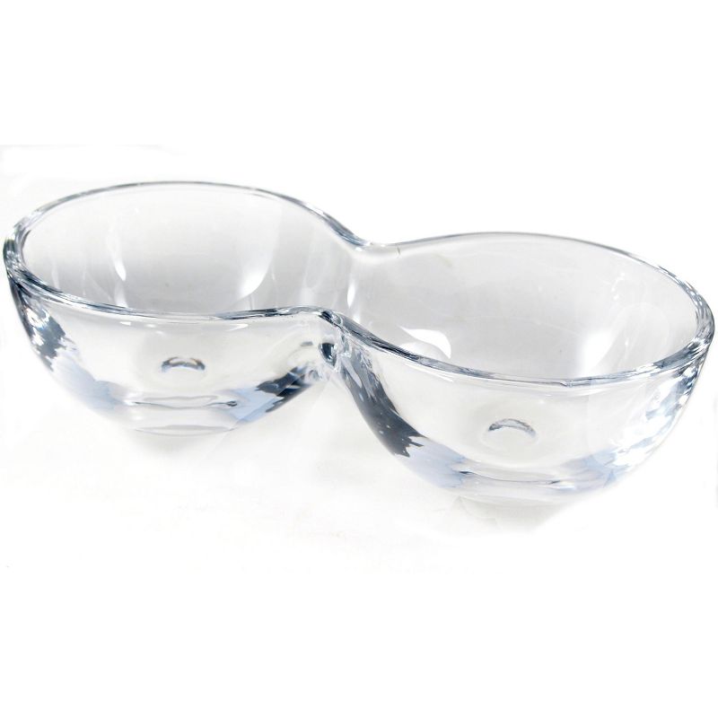 Gibson Elite 2 Piece Gracious Dining Ceramic Bowl Set With Acacia Wood Tray