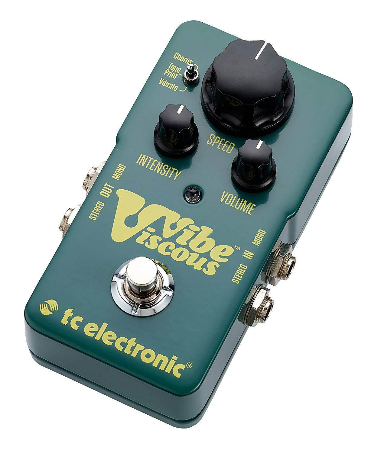 TC Electronic 960830001 Viscous Vibe Pedal Compact Design True | Buffered Bypass