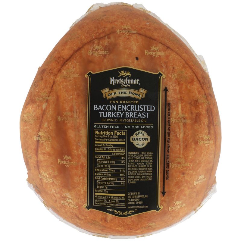 Kretschmar Off the Bone Bacon Covered Turkey Breast - price per lb