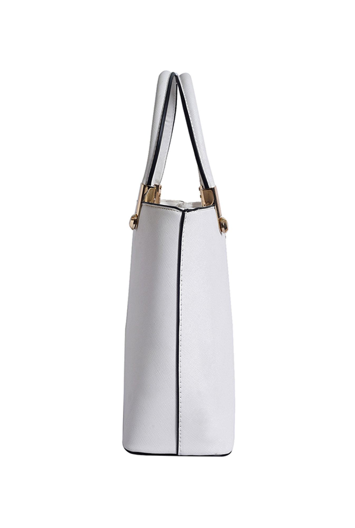 Lino Perros White Solid Handbag