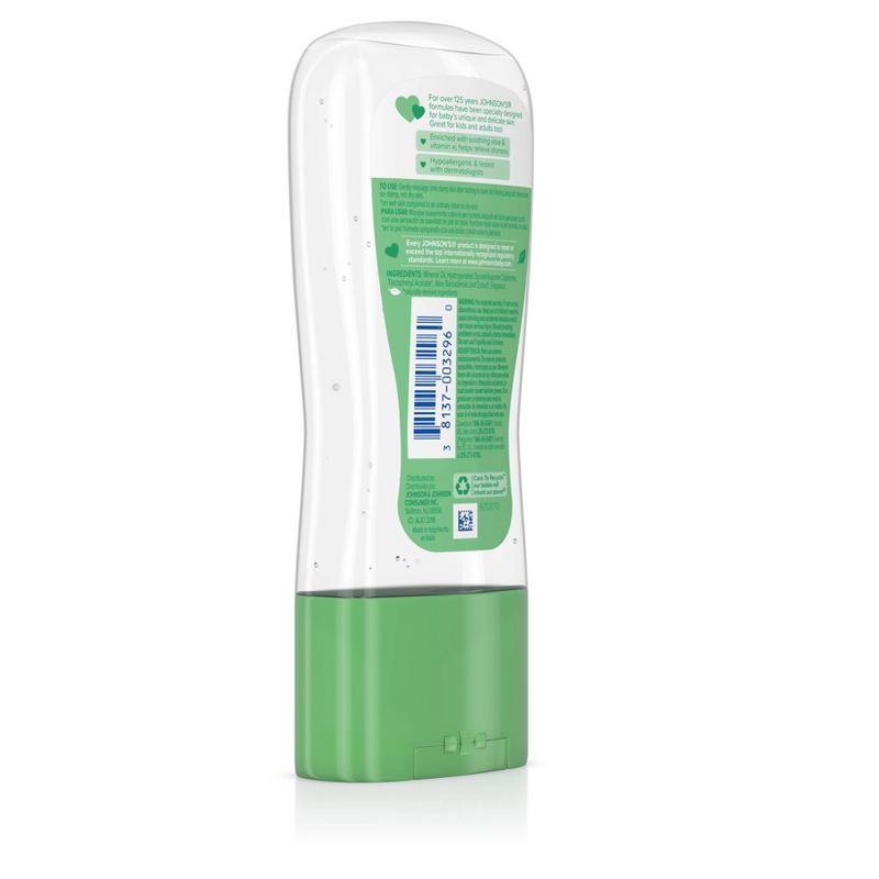 Johnson's Baby Oil Gel with Aloe Vera & Vitamin E - 6.5 fl oz