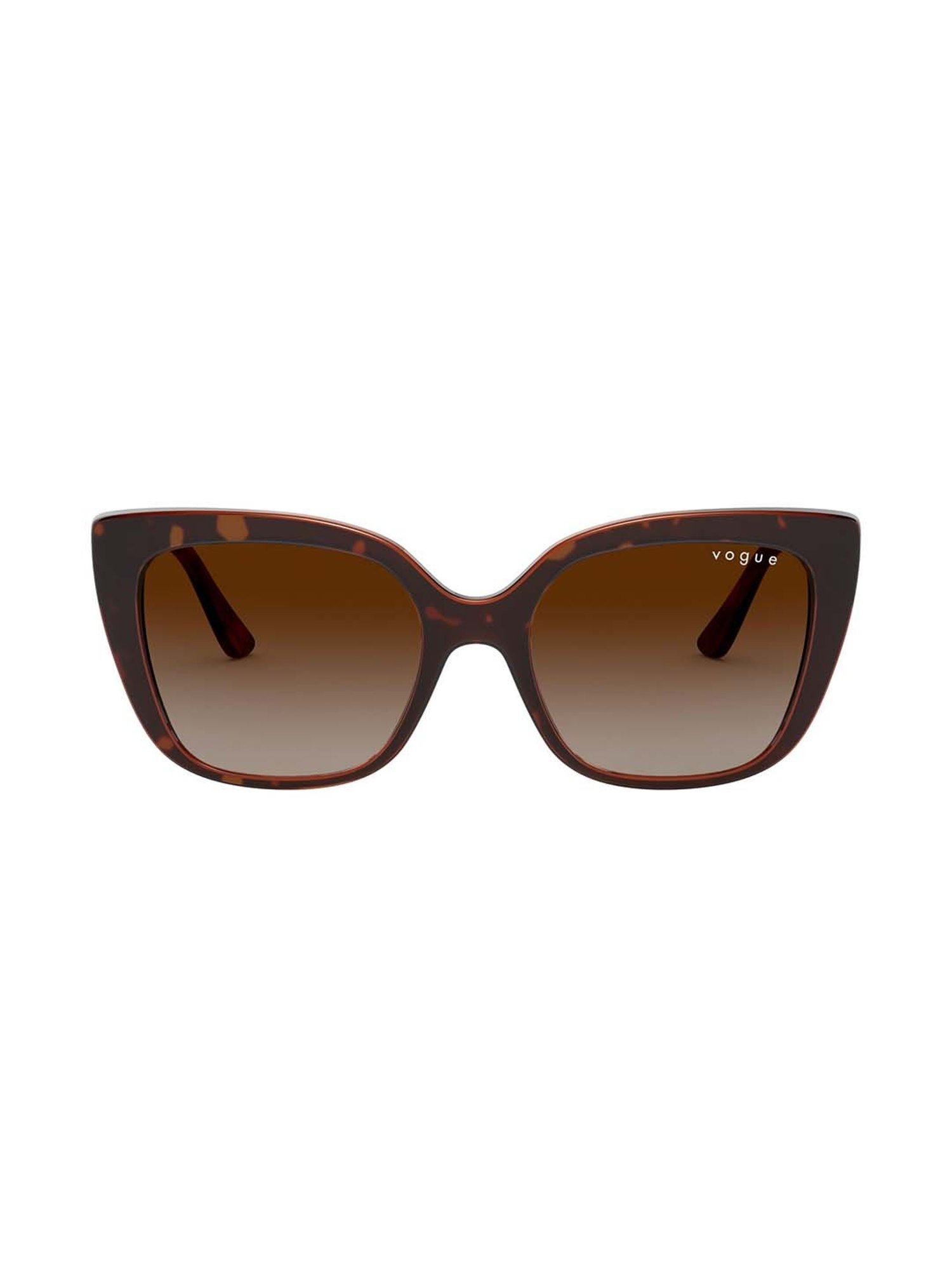 VOGUE EYEWEAR Women Gradient Brown Lens Square Sunglasses - 0VO5337S23861353