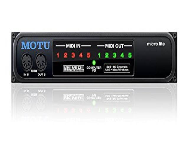 MOTU Micro Lite 5x5 USB MIDI Interface