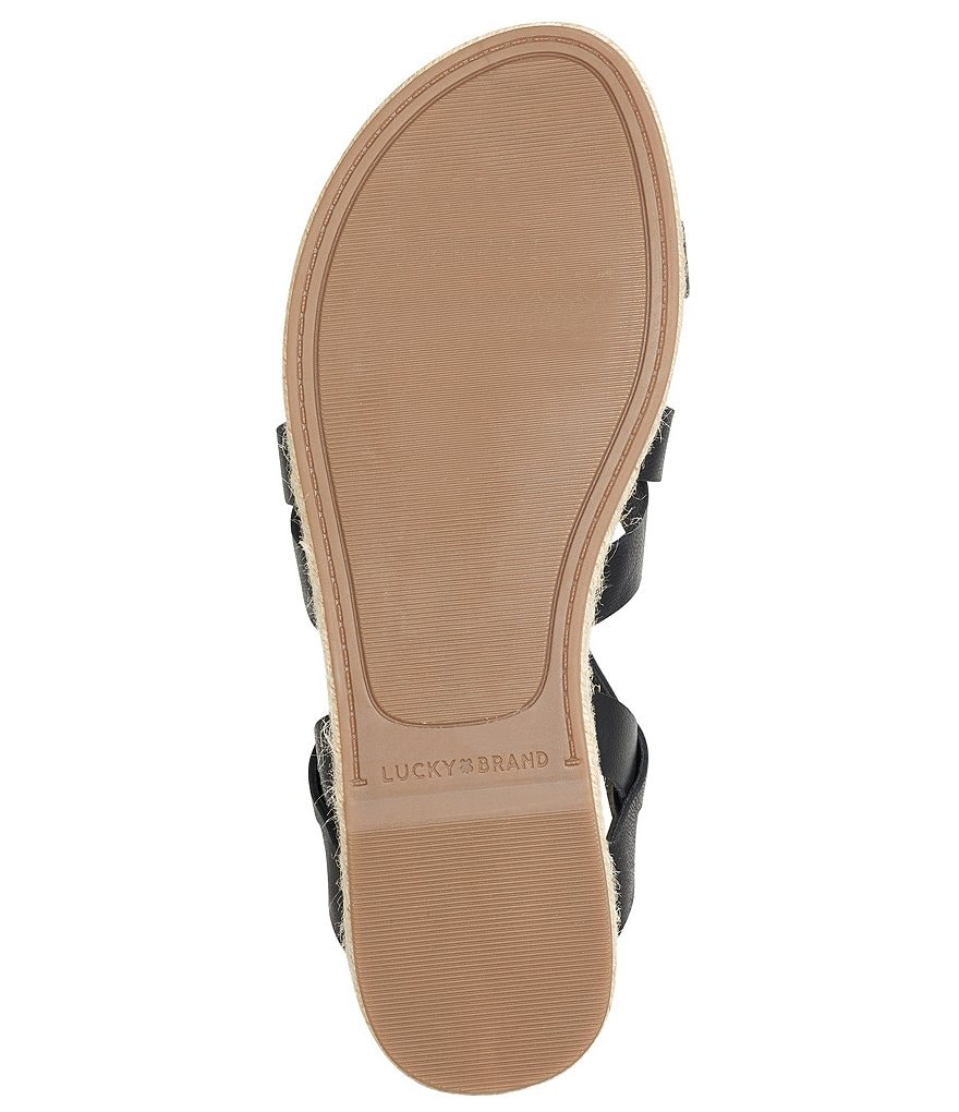 Lucky Brand Glaina Leather Espadrille Sandals