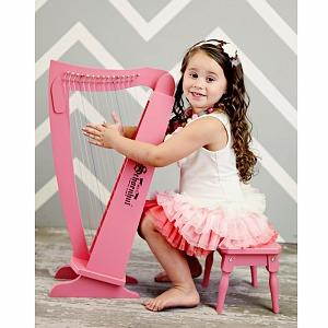 Schoenhut 15 String Harp w/ bench