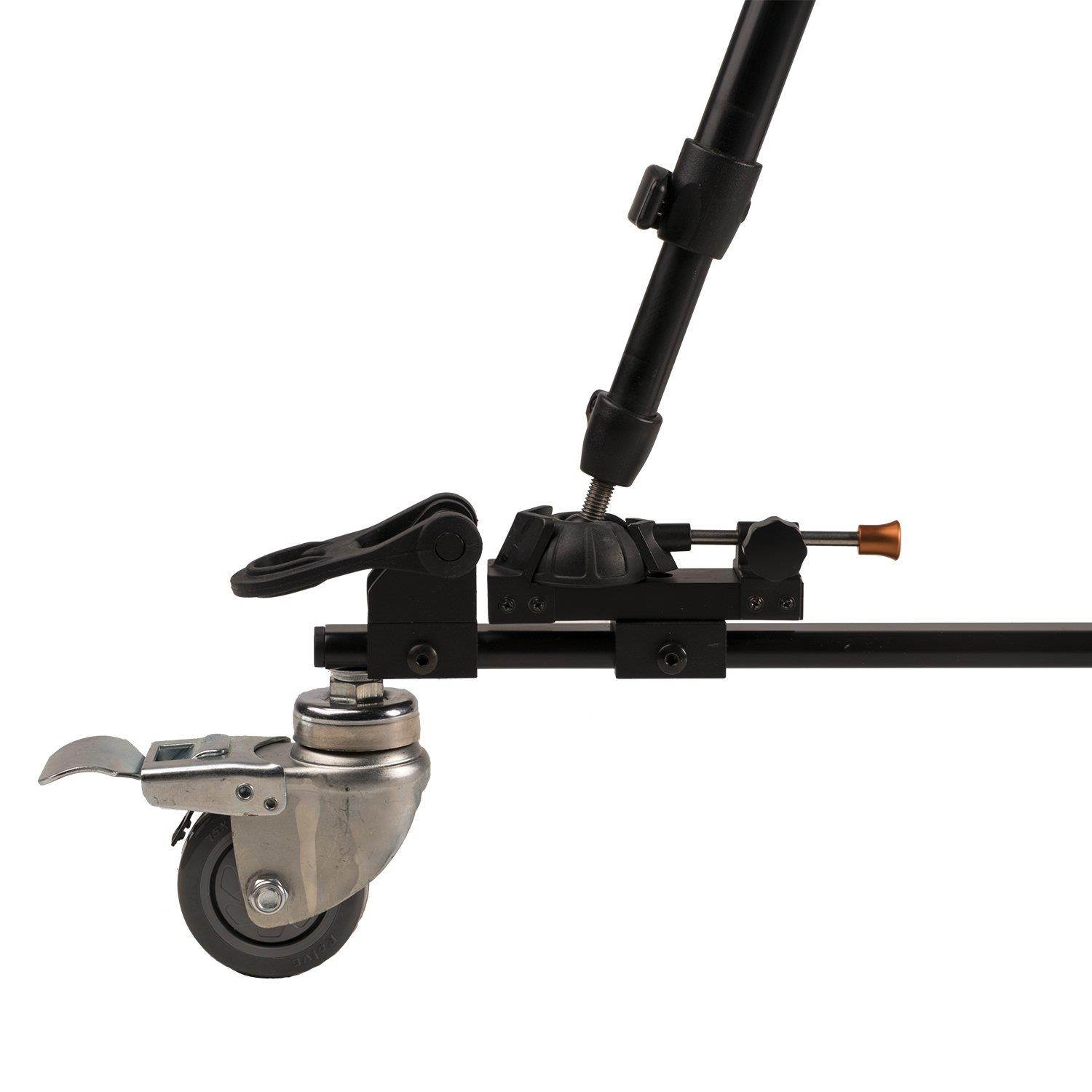 Ikan EI-7003C Universal Lightweight Dolly with 88 lb Capacity, E-Image, Black