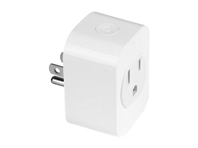 Aluratek (ASHP01F) Eco4life Wi-Fi Smart Plug Outlet, No Hub Required, Works with Alexa, Google Assistant, and IFTTT