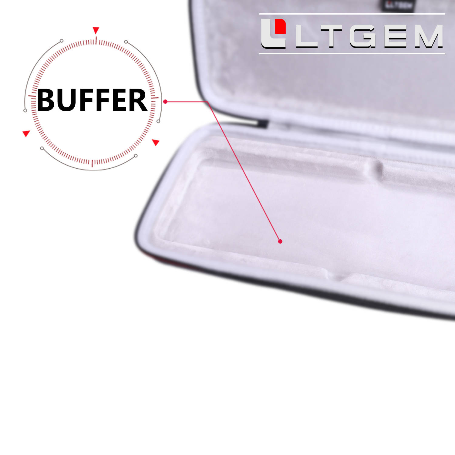 LTGEM Case for Hercules Compact DJControl Starlight Controller - CASE ONLY