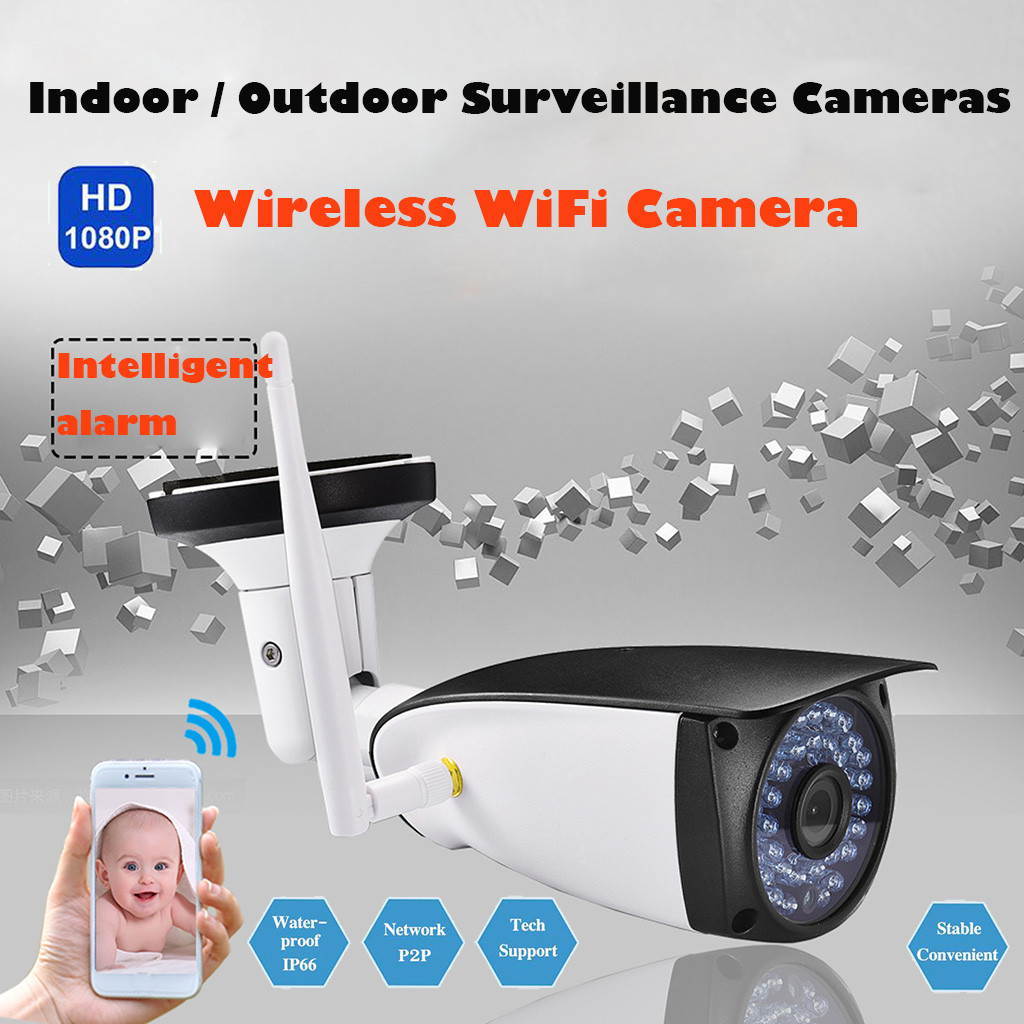 HD 1080P Home Security With Night Vision Motion Detection Waterproof Camera US