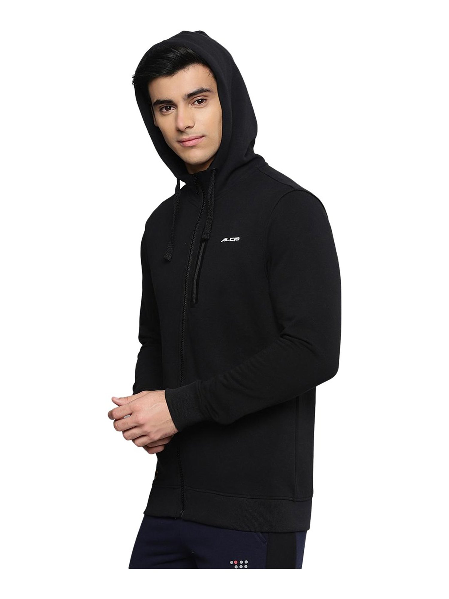 ALCIS Black Hooded Sweatshirt