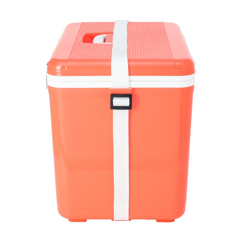 Engel UC30CR 30 Quart 8 Can Leak Proof Odor Resistant Insulated Cooler Drybox with Integrated Shoulder Strap, Coral