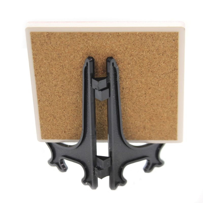 Animal 4.0" Cat Abyssinian Cork Back Coaster Sjt Enterprises  -  Coasters