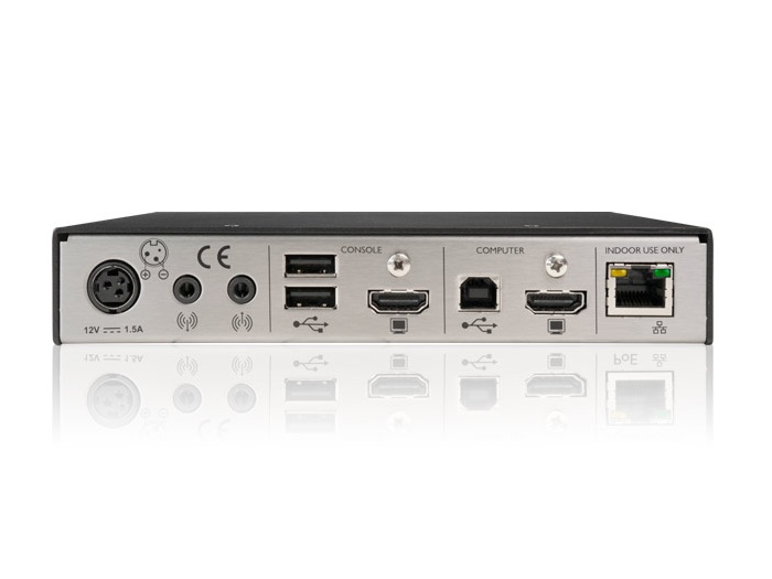 Single Link Non-POE HDMI/USB/KVM Extender over IP with US power Lead