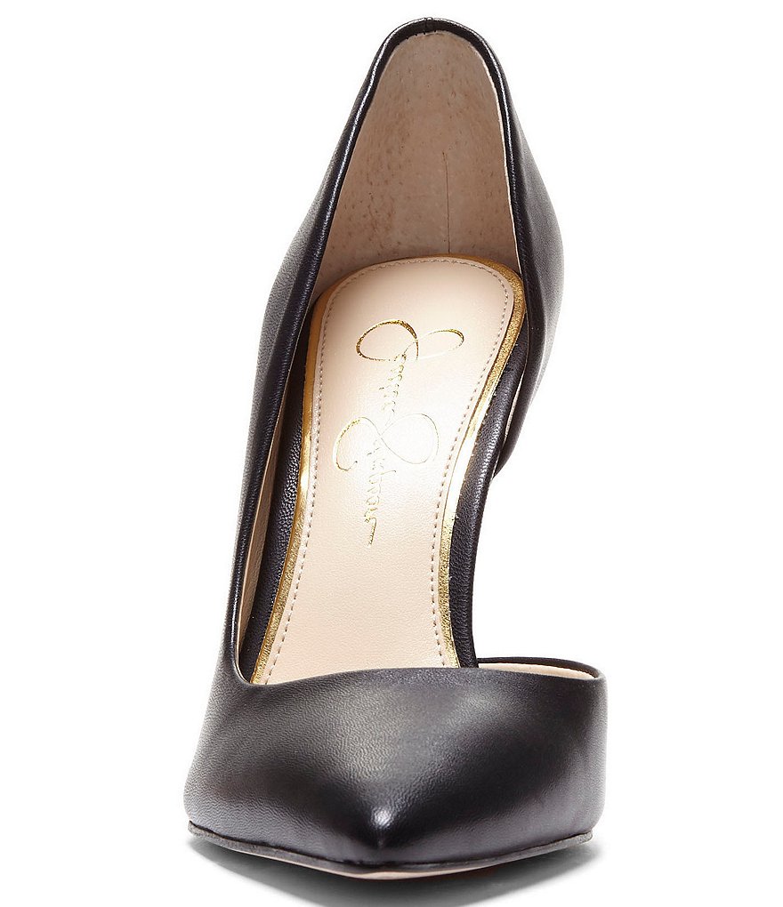 Deltan Tessa Croc-Embossed T-Strap Block Heel Pumps