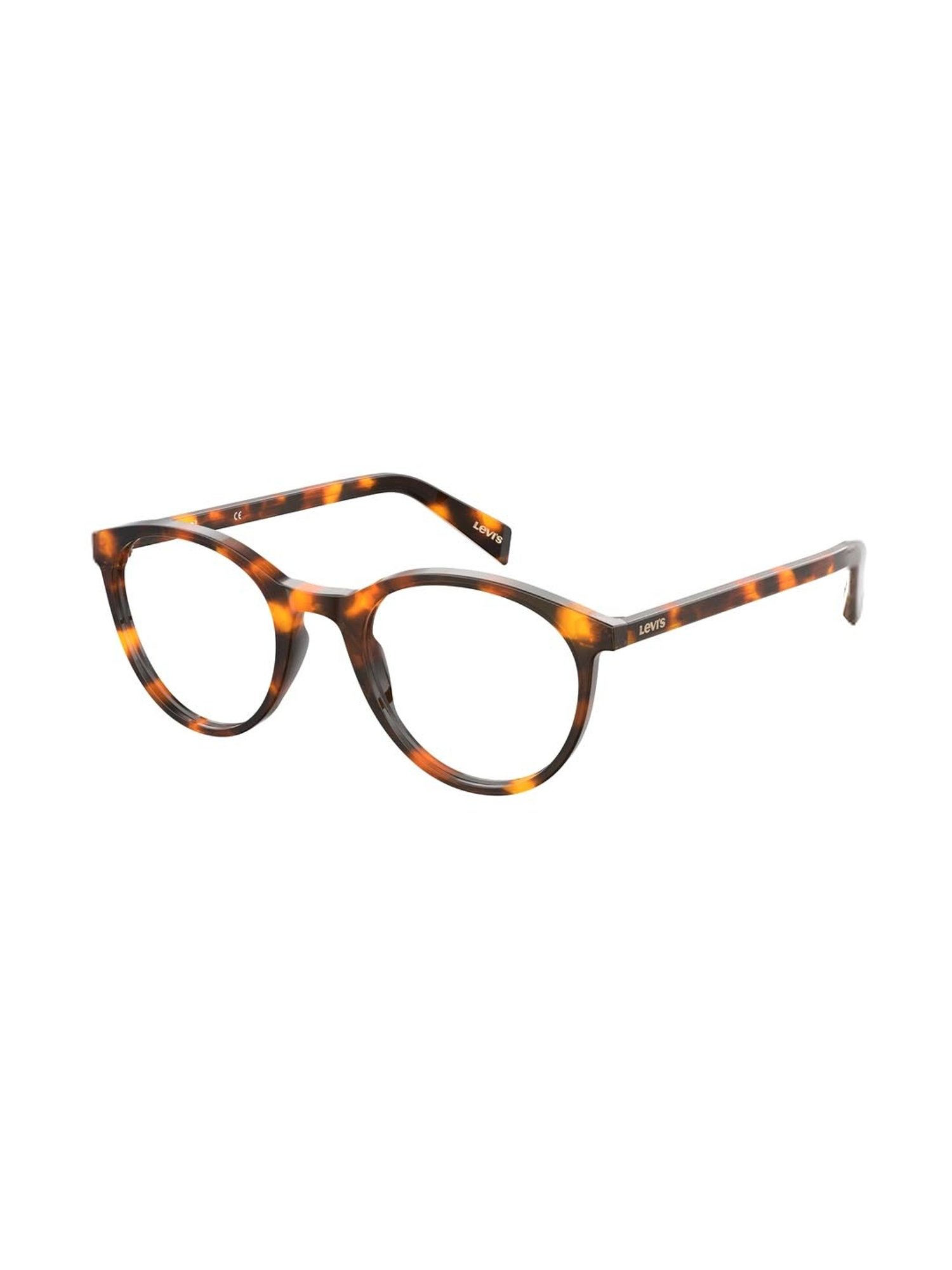 Levi's Brown Oval Unisex Eye Frames