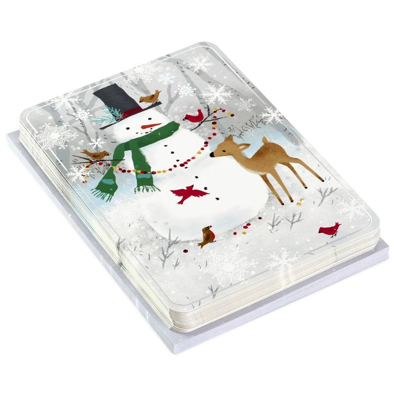16ct Hallmark Snowman & Reindeer Greeting Cards