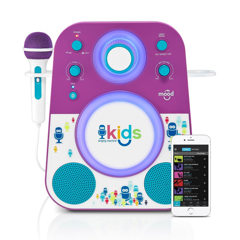 Singing Machine Kids Mood Karaoke - Purple (SMK250PB)