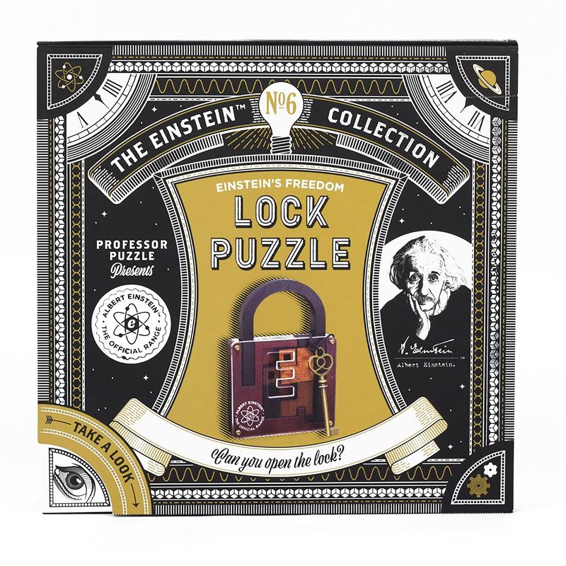 Professor Puzzle USA, Inc. Einsteins Lock 3D Brain Teaser Puzzle