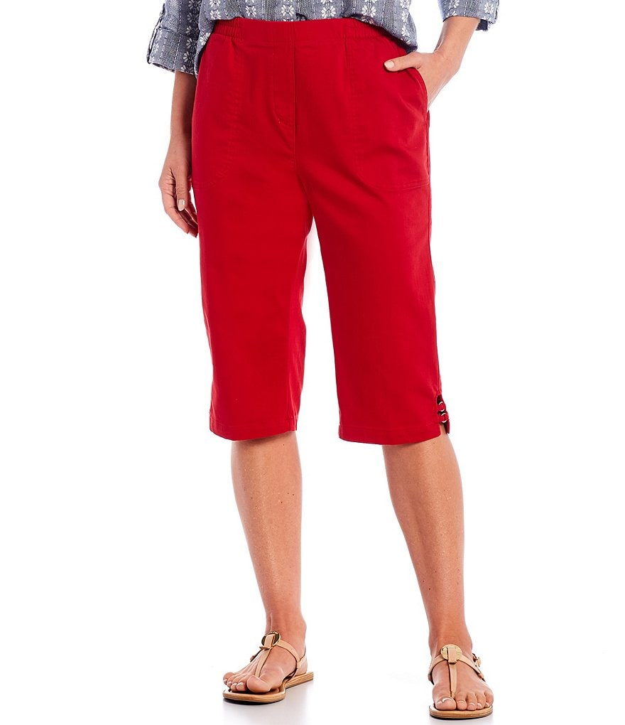 Allison Daley Petite Size True Navy Pull On Bermuda Shorts