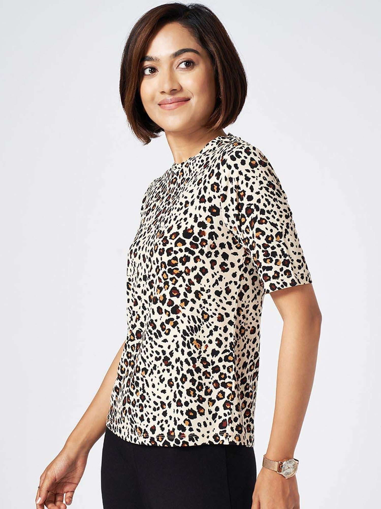 Annabelle by Pantaloons Off-White Printed Top