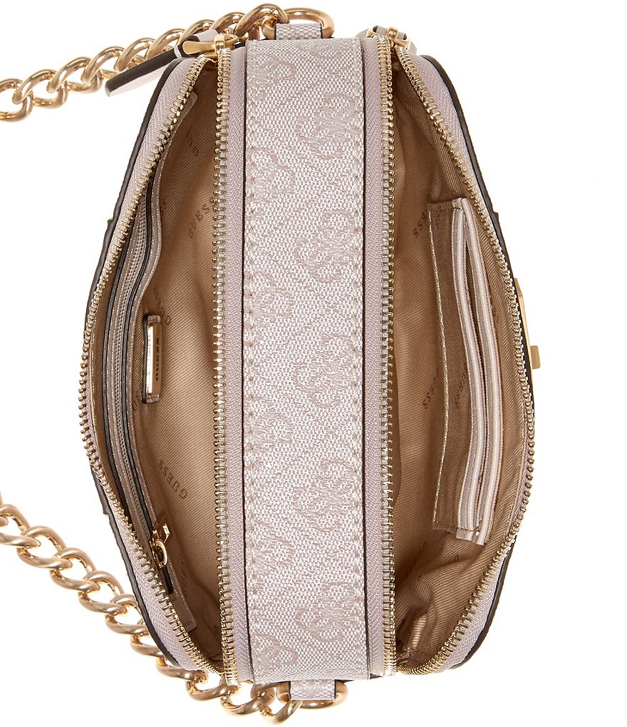 Guess Noelle Logo Chain Signature Crossbody Bag